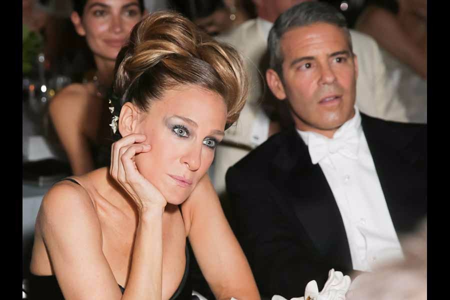 Sarah Jessica Parker and Andy Cohen at the Metropolitan Museum of Art fundraiser