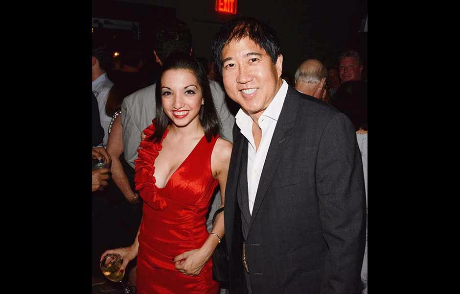 Stephen Mao and Julia Macchio at the after party of Girl Most Likely