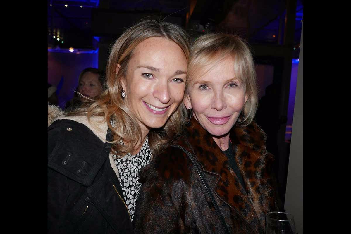 Producers Celine Rattray and Trudie Styler at the after party for movie Ten Thousand Saints
