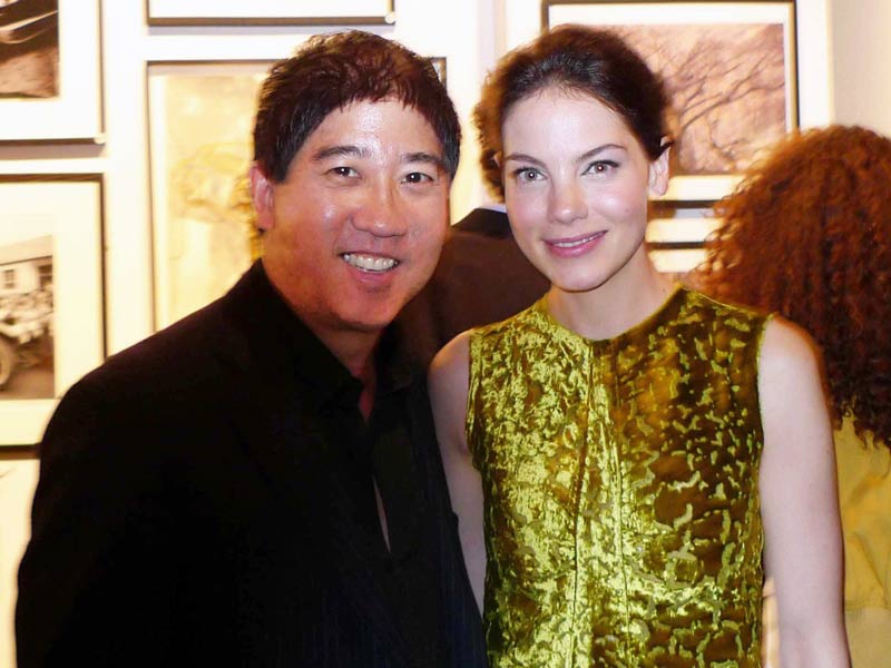 Michelle Monaghan and Stephen Mao at the Free Arts NYC gala event
